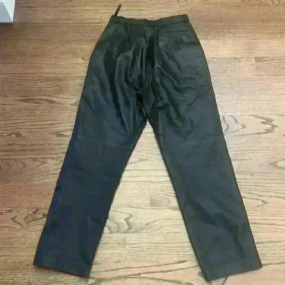 Pia Rico Leather pants pleated - Picture 4 of 4